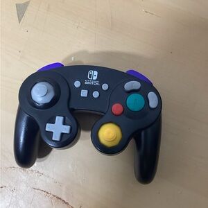 GameCube Style Nintendo Black Switch Controller No Wire